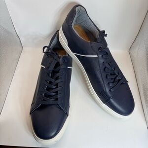 STEVE MADDEN P-BOLLIE NAVY BLUE LEATHER SHOES size 13